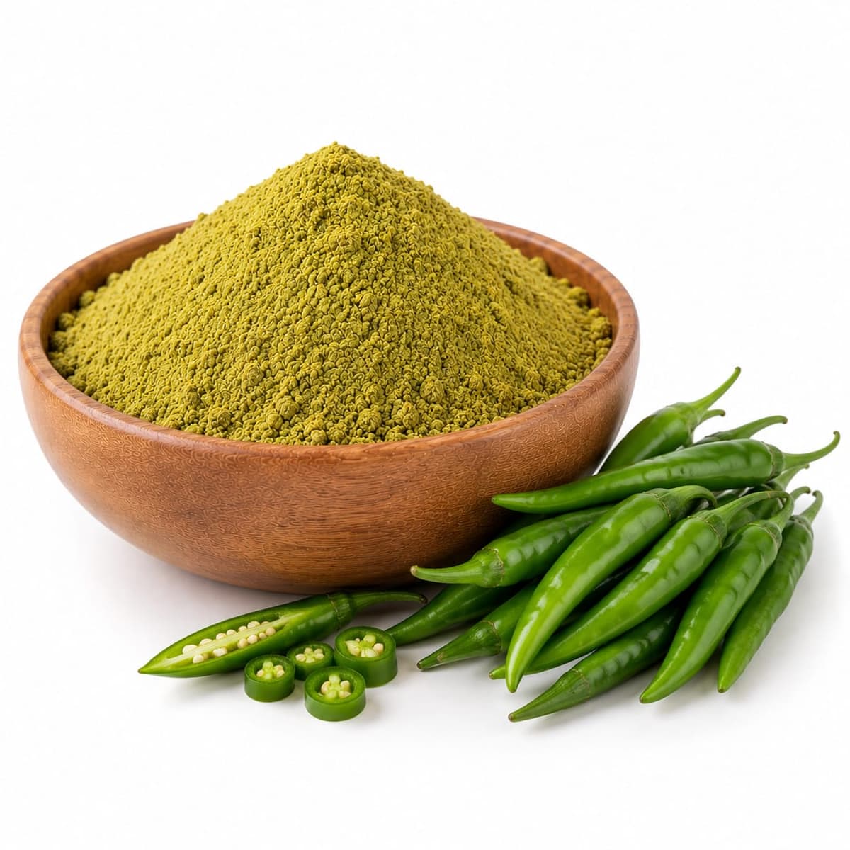 Premium Green Chili Powder | Food Grade | Cosmetic Grade | Export Quality